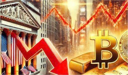 美股因关税暴跌，黄金与比特币持续飙升！